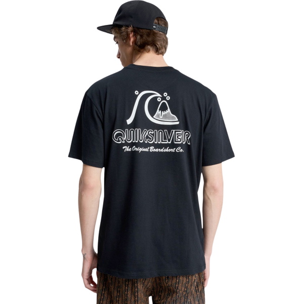 2026 Quiksilver Mens Evo Original T-Shirt EQYZT08263 - Black